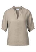 Musselin Tunika sandshell beige