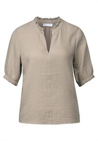 Musselin Tunika sandshell beige