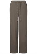 Musselin Wide Leg Hose acron brown