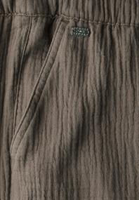Musselin Wide Leg Hose acron brown