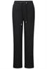 Musselin Wide Leg Hose black
