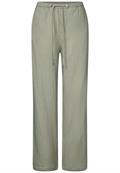 Musselin Wide Leg Hose pale mud green
