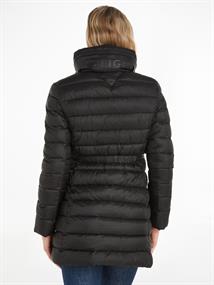 MW PADDED GLOBAL STRIPE COAT black