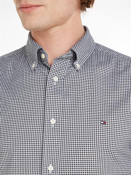 NAT. SOFT FLEX GINGHAM RF SHIRT desert sky - optic white