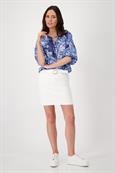 navy blue gemustert