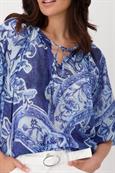 navy blue gemustert
