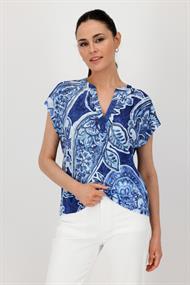 navy blue gemustert