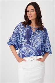navy blue gemustert