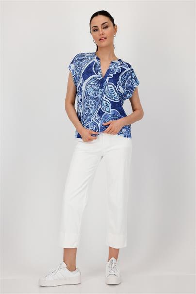 navy blue gemustert