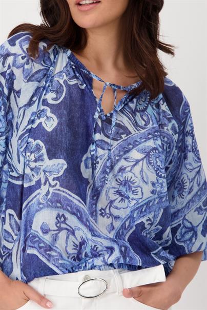 navy blue gemustert