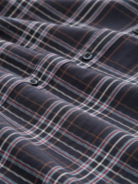 navy multicolor check