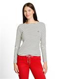 navy offwhite stripe