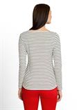navy offwhite stripe