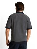 navy offwhite stripe