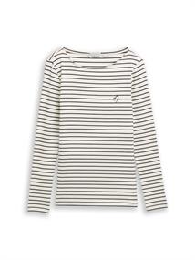 navy offwhite stripe