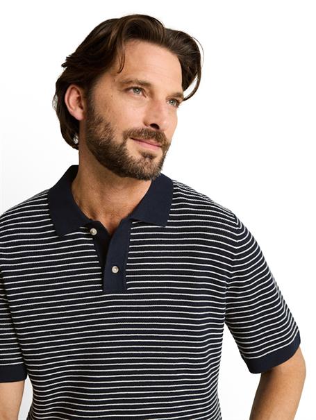 navy offwhite stripe