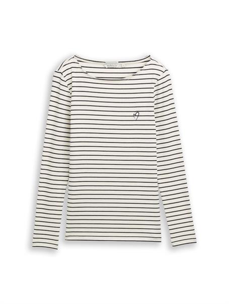 navy offwhite stripe