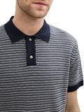 navy white fancy stripe