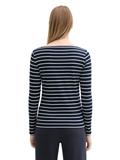 navy white stripe