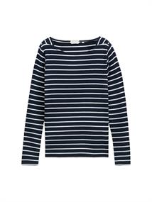navy white stripe