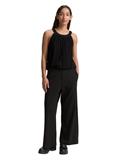 Neckholder Blusentop deep black