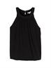 Neckholder Blusentop deep black