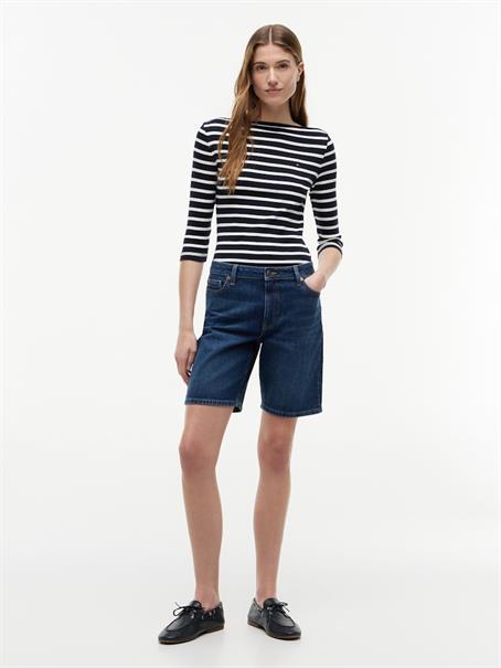 NEW CODY SLIM BOAT-NK 3/4SLV nos breton desert sky- ecru
