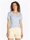 NEW SLIM CODY V-NECK SS breezy blue