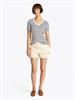 NEW SLIM CODY V-NECK SS breton dark night navy stp