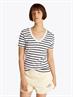 NEW SLIM CODY V-NECK SS breton dark night navy stp