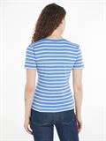NEW SLIM CODY V-NECK SS breton stp- blue spell- ecru
