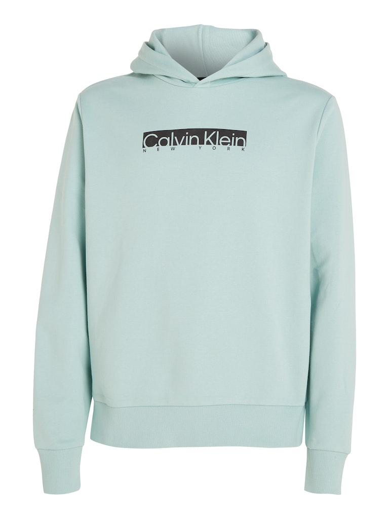 Calvin Klein Herren Sweatshirt NEW YORK BOX LOGO HOODIE ck black