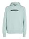 NEW YORK BOX LOGO HOODIE ghost glacier