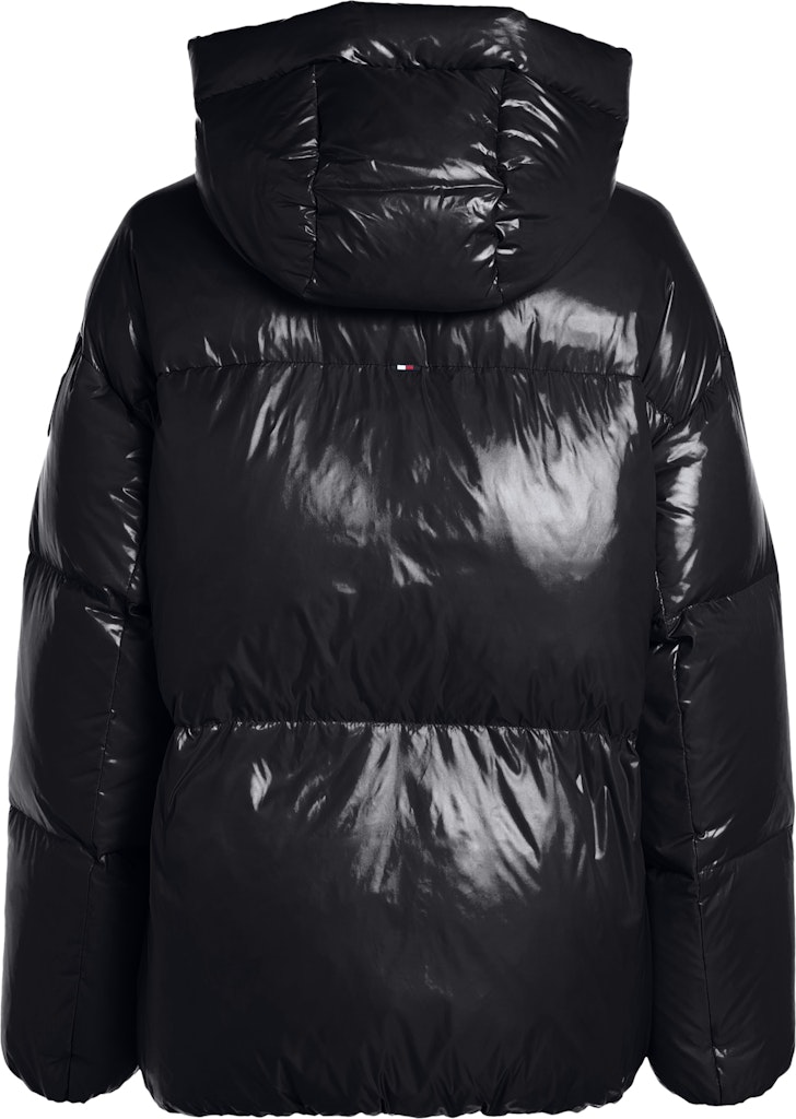 Tommy Hilfiger Damen Jacke kurz NEW YORK GLOSS PUFFER JACKET desert sky  bequem online kaufen bei