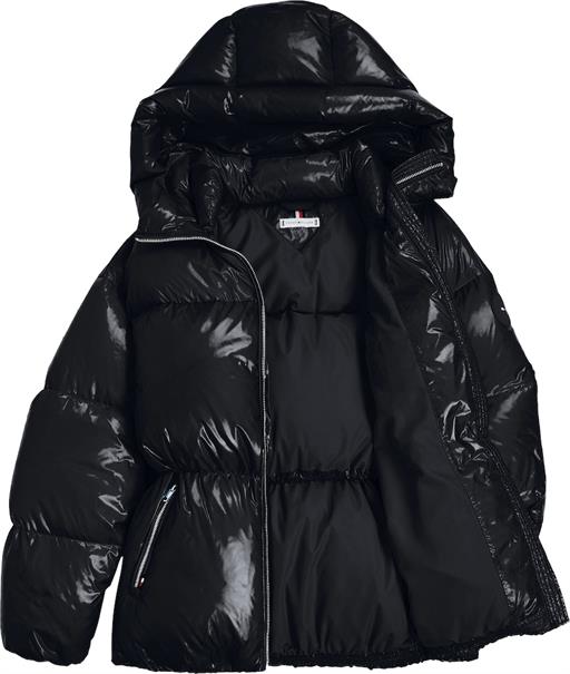 NEW YORK GLOSS PUFFER JACKET desert sky