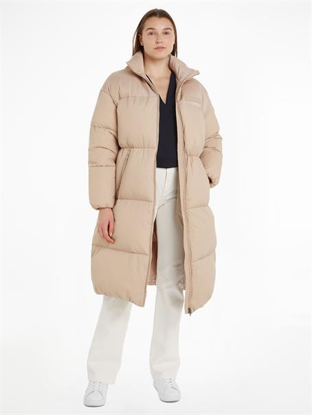 NEW YORK PUFFER MAXI merino beige