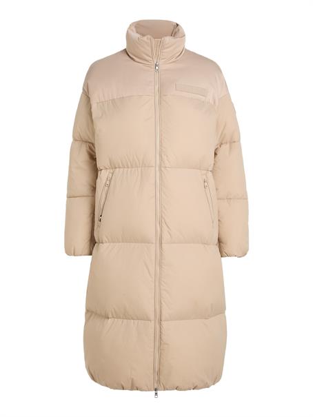 NEW YORK PUFFER MAXI merino beige