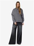 NMALDEN L/S LOOSE HOODIE JRS NOOS charcoal gray