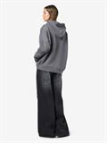 NMALDEN L/S LOOSE HOODIE JRS NOOS charcoal gray