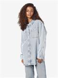 NMALVA L/S DENIM SHACKET AZ352LB NOOS light blue denim