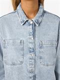 NMALVA L/S DENIM SHACKET AZ352LB NOOS light blue denim