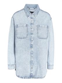 NMALVA L/S DENIM SHACKET AZ352LB NOOS light blue denim