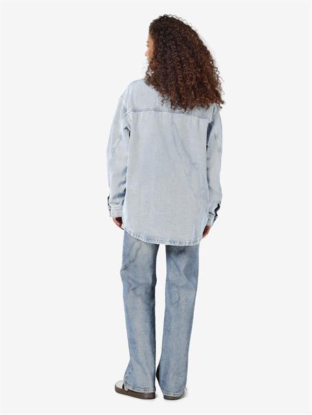NMALVA L/S DENIM SHACKET AZ352LB NOOS light blue denim