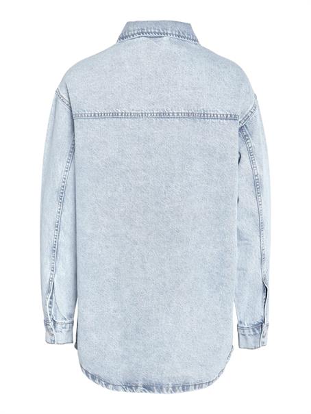 NMALVA L/S DENIM SHACKET AZ352LB NOOS light blue denim