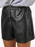 NMANDY PU HW SHORTS WVN NOOS black