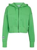 NMARYA L/S ZIP HOODIE JRS irish green