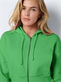 NMARYA L/S ZIP HOODIE JRS irish green