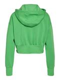 NMARYA L/S ZIP HOODIE JRS irish green
