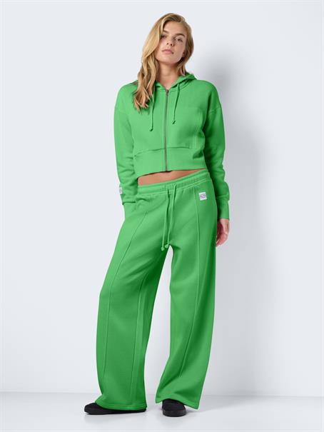 NMARYA L/S ZIP HOODIE JRS irish green