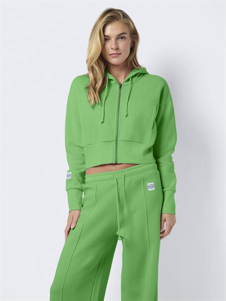 NMARYA L/S ZIP HOODIE JRS irish green
